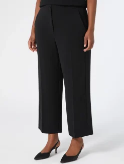 Marina Rinaldi Pantalon en cady triacétate NOIR Outlet