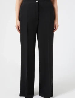 Marina Rinaldi Pantalon en cady triacétate NOIR Online