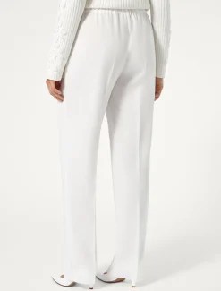 Marina Rinaldi Pantalon en cady triacétate BLANC Clearance