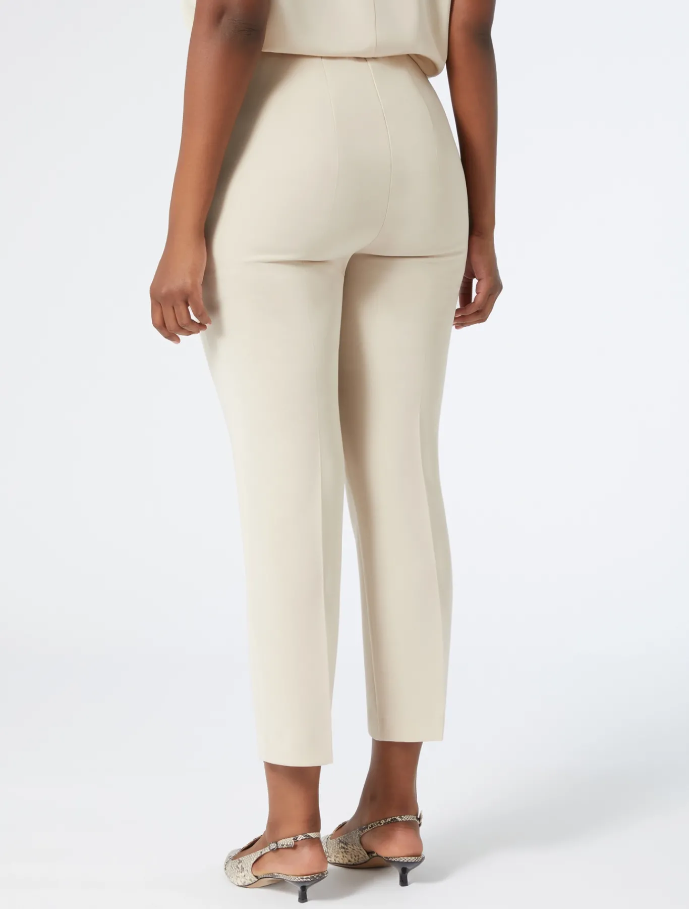Marina Rinaldi Pantalon en cady triacétate BEIGE Best
