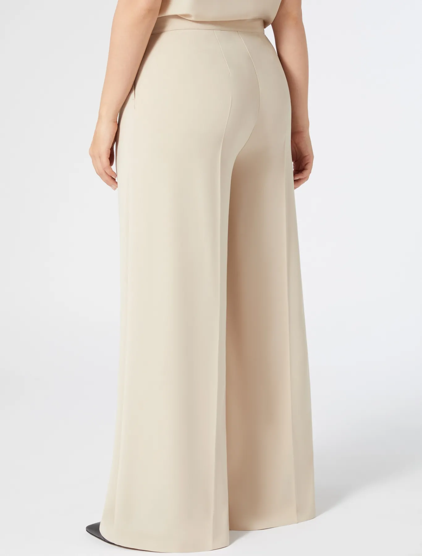 Marina Rinaldi Pantalon en cady triacétate BEIGE Fashion