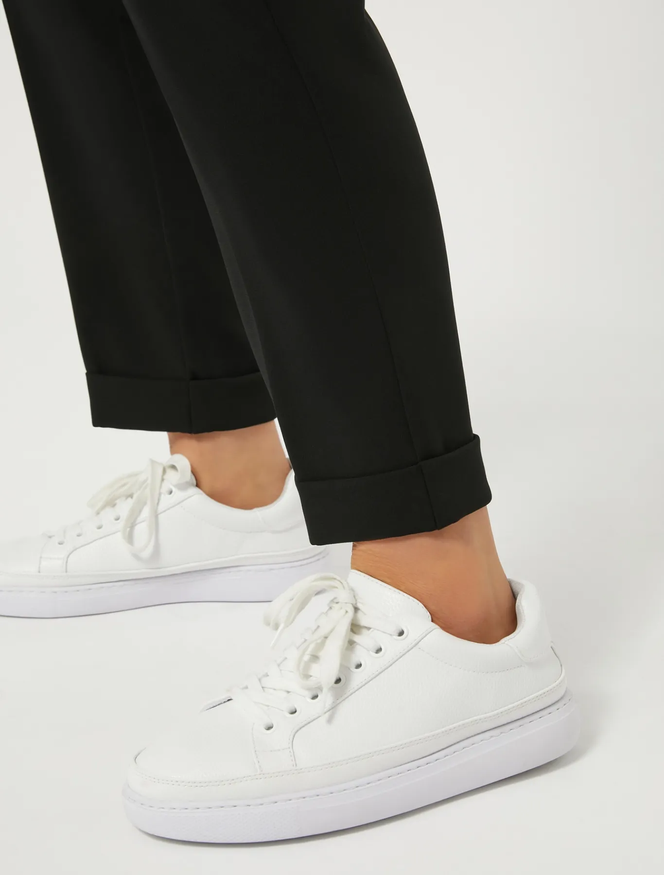 Marina Rinaldi Pantalon en cady triacétate NOIR Outlet