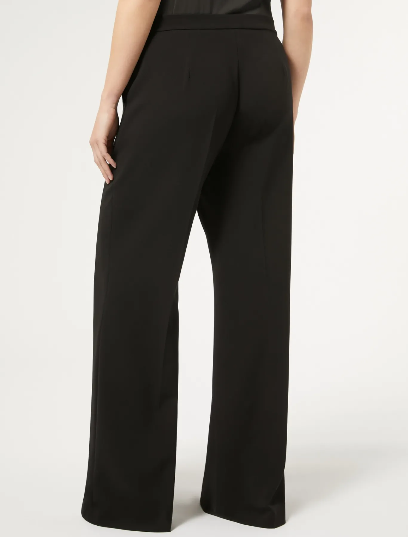 Marina Rinaldi Pantalon en cady triacétate NOIR New