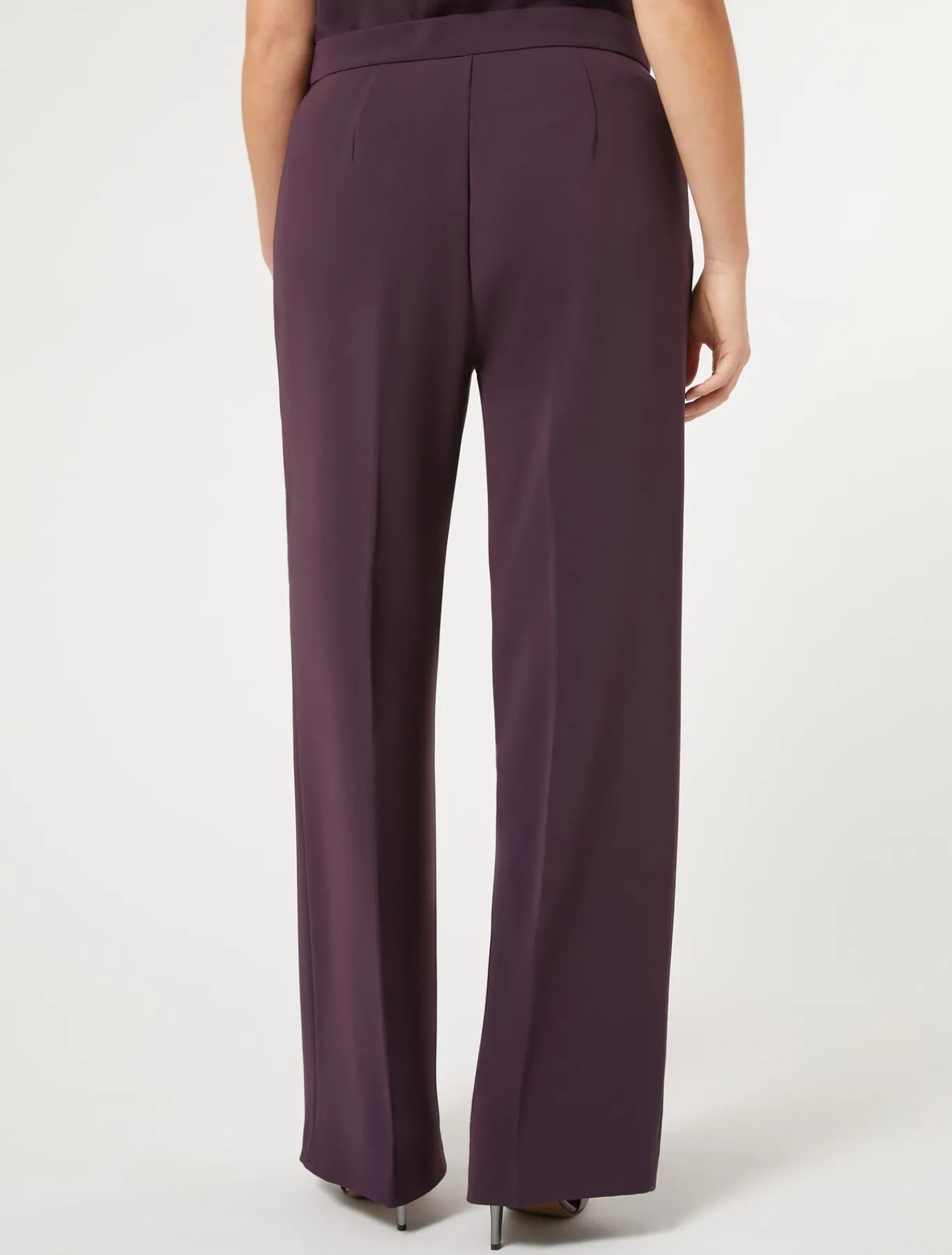 Marina Rinaldi Pantalon en cady triacétate BORDEAUX Outlet