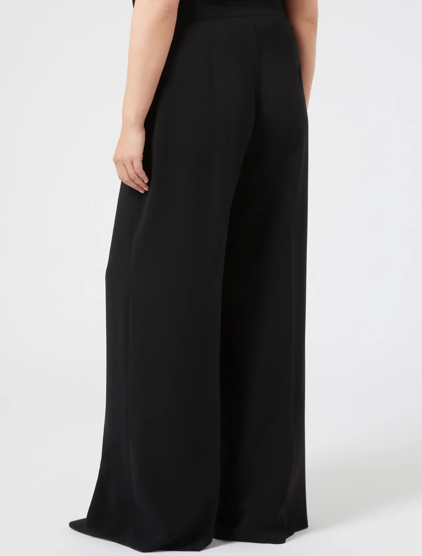 Marina Rinaldi Pantalon en cady triacétate NOIR Online