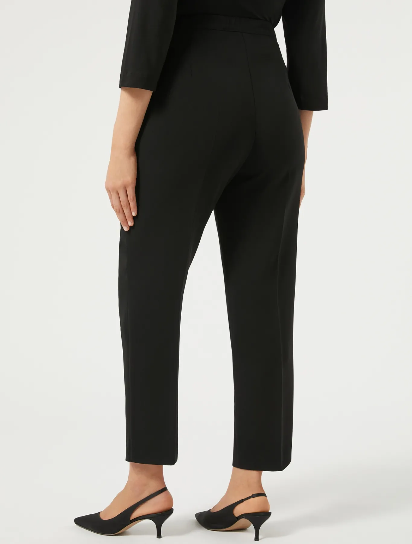 Marina Rinaldi Pantalon en cady triacétate NOIR Clearance
