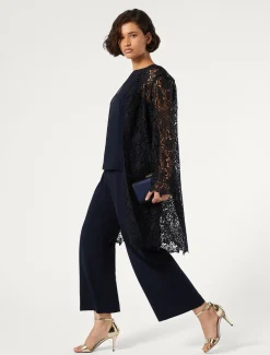 Marina Rinaldi Pantalon en cady triacétate BLEUNUIT New