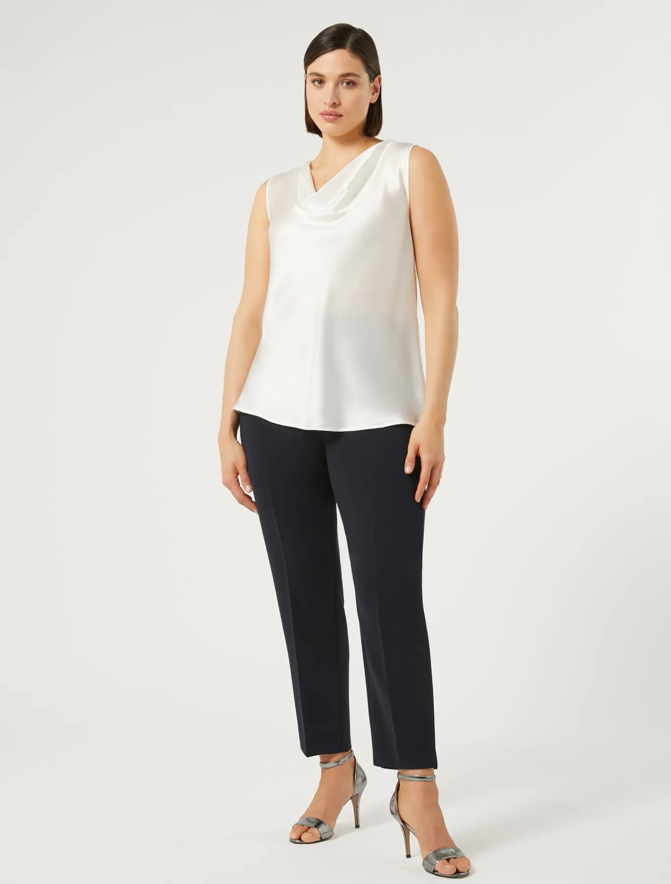 Marina Rinaldi Pantalon en cady triacétate BLEUNUIT New