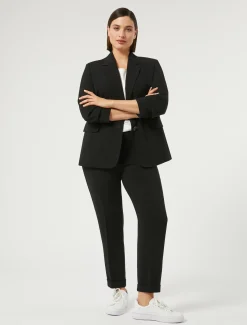 Marina Rinaldi Pantalon en cady triacétate NOIR Outlet