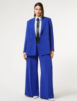 Marina Rinaldi Pantalon en cady triacétate BLEUVIOLET Best