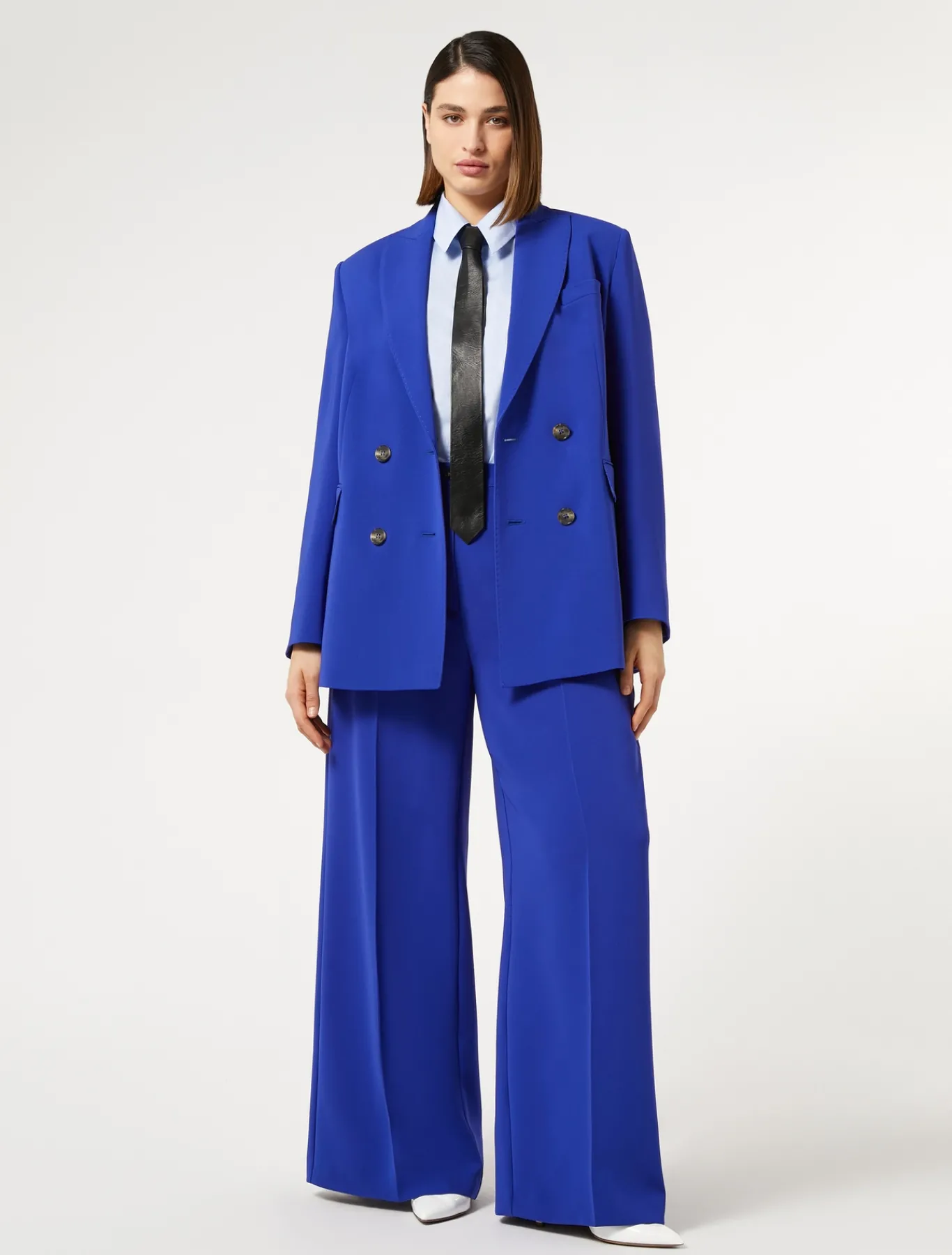 Marina Rinaldi Pantalon en cady triacétate BLEUVIOLET Best
