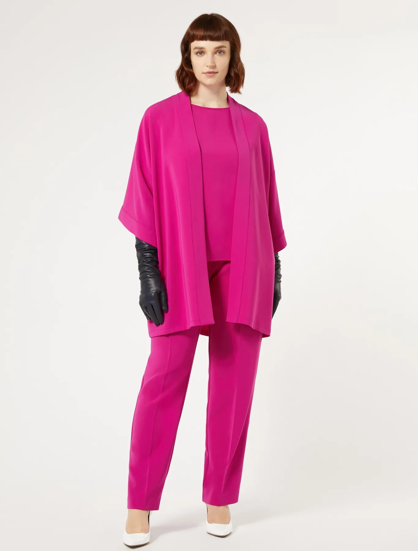 Marina Rinaldi Pantalon en cady triacétate FUCHSIA Fashion