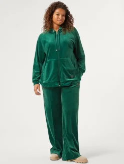 Marina Rinaldi Pantalon en chenille VERTFONCE' Fashion