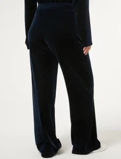 Marina Rinaldi Pantalon en chenille stretch BLEUNUIT New