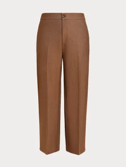 Marina Rinaldi Pantalon en coton effet denim BRONZE Best