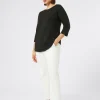 Marina Rinaldi Pantalon en coton mélangé stretch IVOIRE Clearance