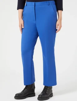 Marina Rinaldi Pantalon en coton mélangé stretch BLEUDECHINE Outlet