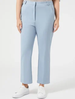 Marina Rinaldi Pantalon en coton mélangé stretch GRISBLEU Best