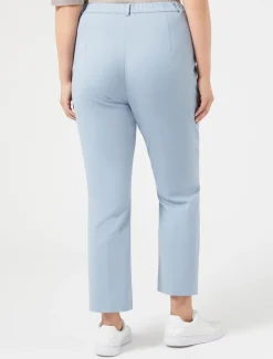 Marina Rinaldi Pantalon en coton mélangé stretch GRISBLEU Best