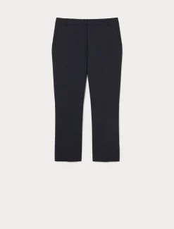 Marina Rinaldi Pantalon en coton mélangé stretch BLEUNUIT Discount