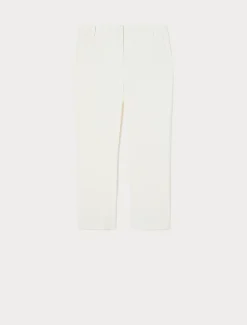 Marina Rinaldi Pantalon en coton mélangé stretch IVOIRE Clearance