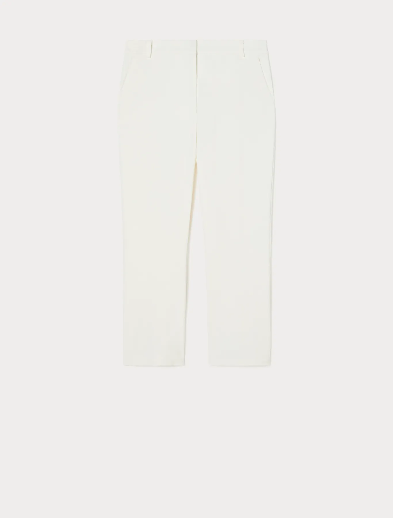 Marina Rinaldi Pantalon en coton mélangé stretch IVOIRE Clearance