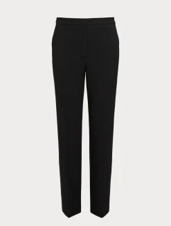 Marina Rinaldi Pantalon en crêpe de satin de laine NOIR Clearance