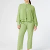 Marina Rinaldi Pantalon en crêpe envers satin VERTOLIVE Sale