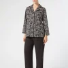 Marina Rinaldi Pantalon en crêpe envers satin NOIR Online