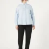 Marina Rinaldi Pantalon en crêpe envers satin NOIR Best