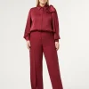 Marina Rinaldi Pantalon en crêpe envers satin RUBIS Fashion