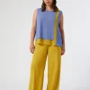 Marina Rinaldi Pantalon en crêpe envers satin OR Fashion
