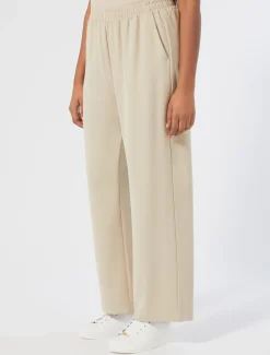Marina Rinaldi Pantalon en crêpe envers satin BEIGE Clearance