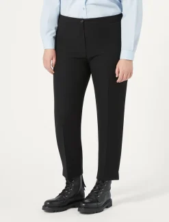 Marina Rinaldi Pantalon en crêpe envers satin NOIR Best