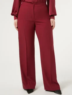Marina Rinaldi Pantalon en crêpe envers satin RUBIS Fashion