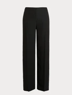 Marina Rinaldi Pantalon en crêpe envers satin NOIR Hot