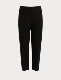 Marina Rinaldi Pantalon en crêpe envers satin NOIR Best