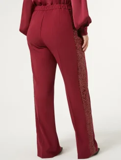 Marina Rinaldi Pantalon en crêpe envers satin RUBIS Fashion