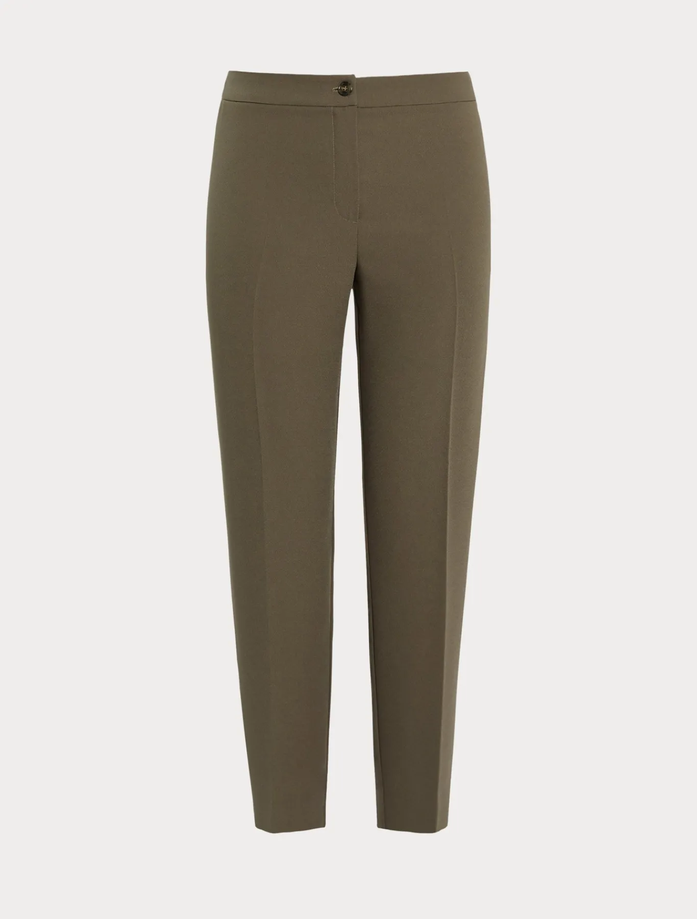 Marina Rinaldi Pantalon en crêpe envers satin KAKI Sale