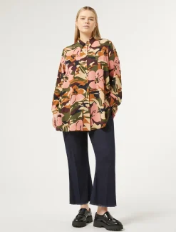 Marina Rinaldi Pantalon en denim de coton BLEUNUIT Online