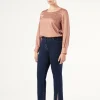 Marina Rinaldi Pantalon en denim de coton stretch BLEUNUIT Sale