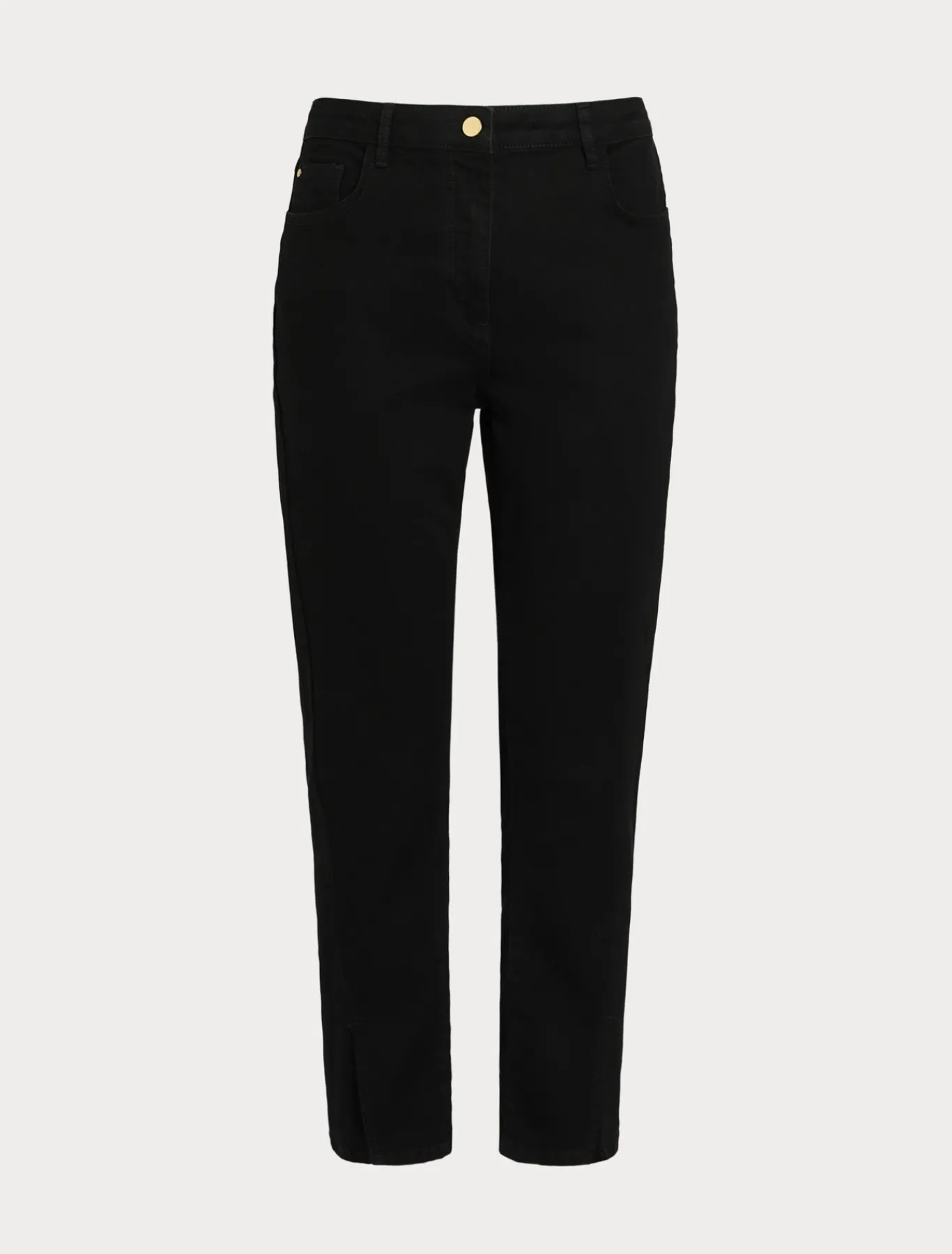 Marina Rinaldi Pantalon en denim de coton stretch NOIR Hot