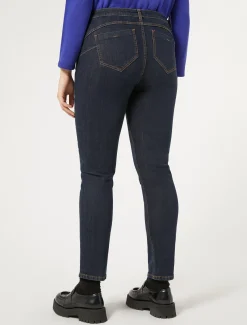 Marina Rinaldi Pantalon en denim de coton BLEUNUIT Discount