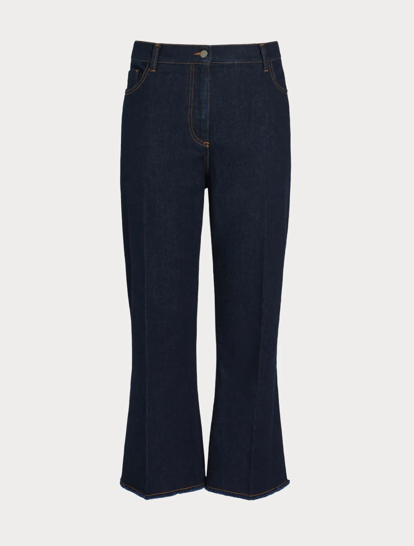 Marina Rinaldi Pantalon en denim de coton BLEUNUIT Online