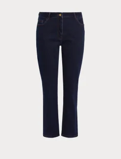 Marina Rinaldi Pantalon en denim de coton stretch BLEUJEANS New