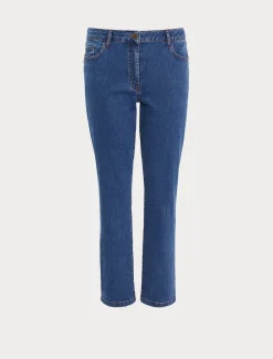 Marina Rinaldi Pantalon en denim de coton stretch BLEUJEANS Best
