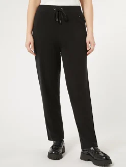 Marina Rinaldi Pantalon en fil de viscose NOIR Fashion