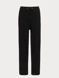 Marina Rinaldi Pantalon en fil de viscose NOIR Fashion