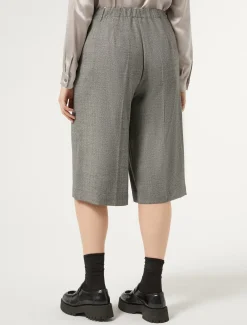Marina Rinaldi Pantalon en flanelle de laine GRISFONCE Clearance