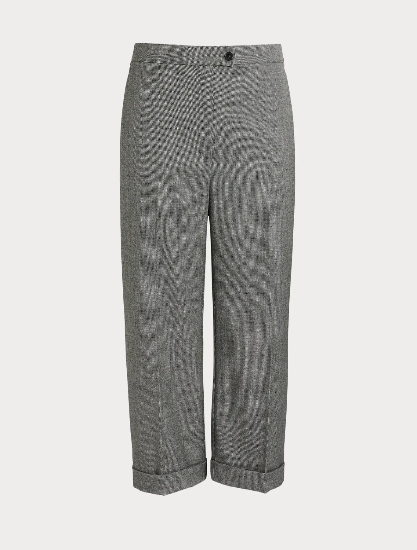 Marina Rinaldi Pantalon en flanelle de laine GRISFONCE Outlet